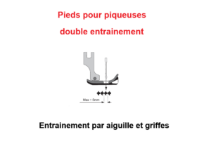 2 - Pieds pour double entrainement