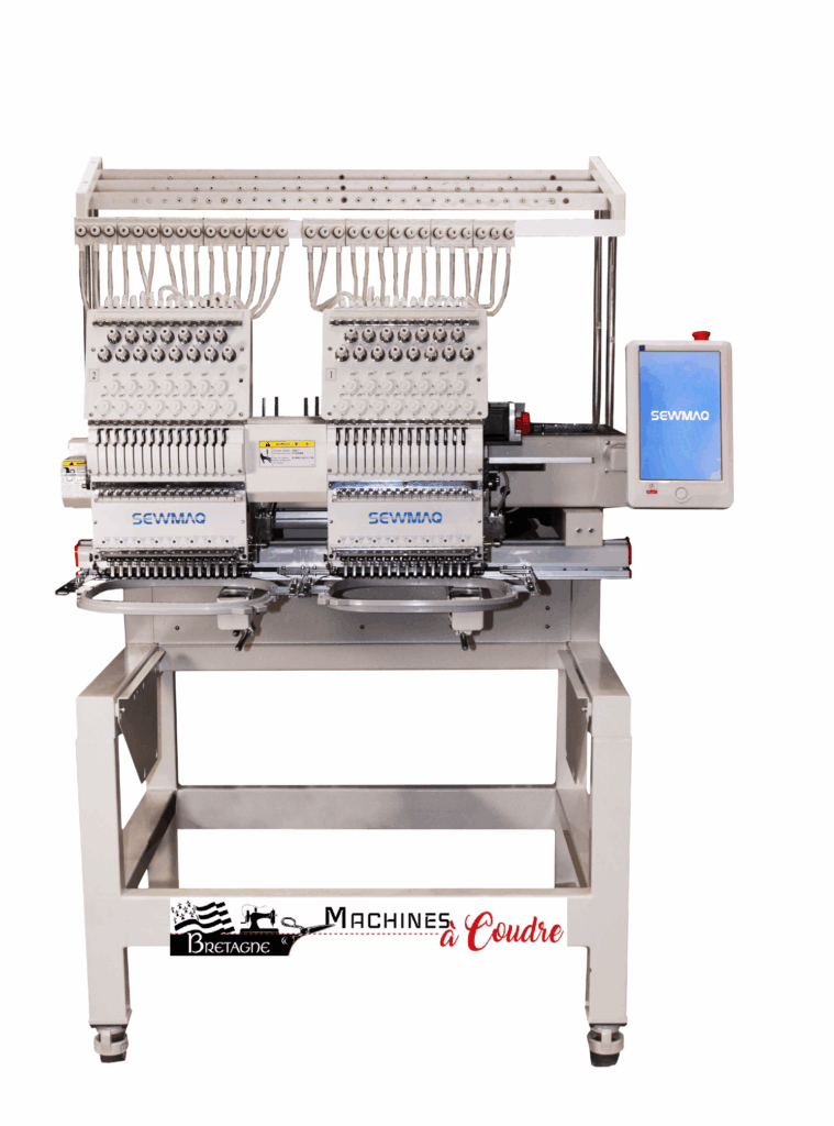Brodeuse industrielle 2 têtes de 15 aiguilles SW-1502-SH