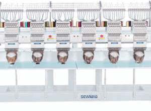 Brodeuse industrielle 6 têtes de 15 aiguilles SW-1506-SH