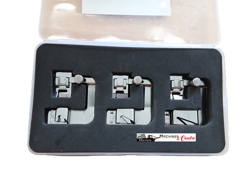 Coffret pieds ourleur Standard