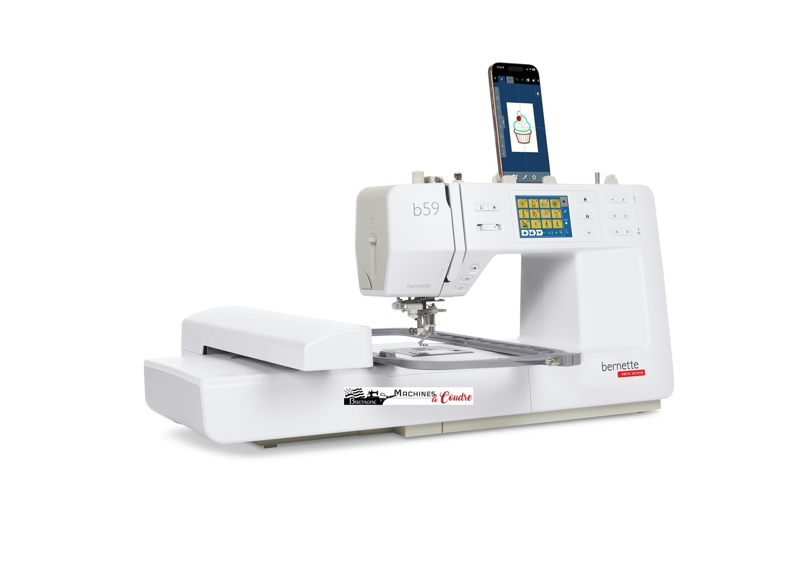 10 – Machine à coudre et à broder BERNETTE b59